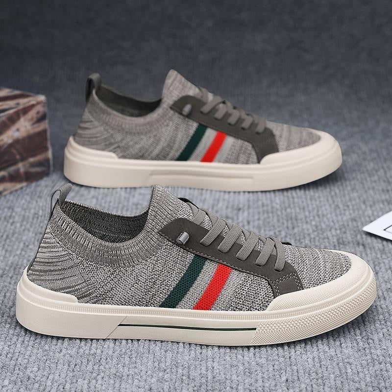 Damen Sportliche Sneakers mit strukturiertem Obermaterial und elastischem Komfort EB