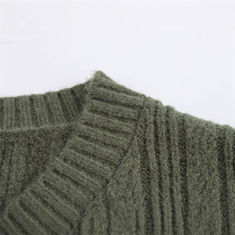 Damen Strickjacke mit feinem Rippmuster und praktischen Knöpfen EB