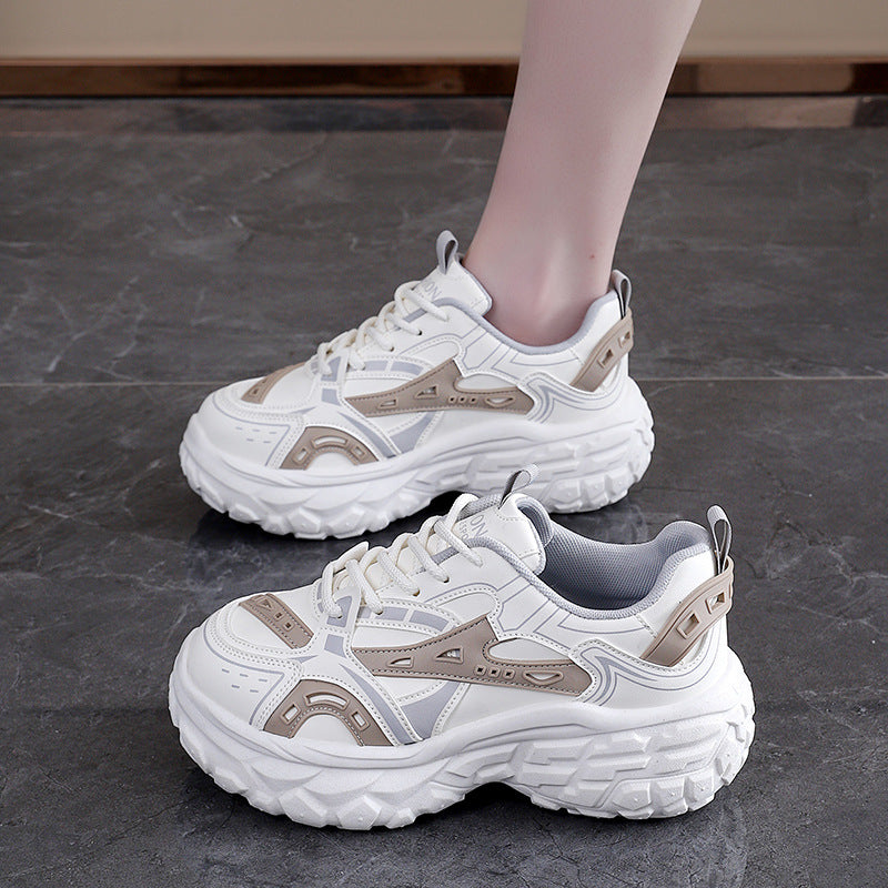 Damen Sportliche Chunky Sneakers mit atmungsaktivem Obermaterial und modernem Design EB