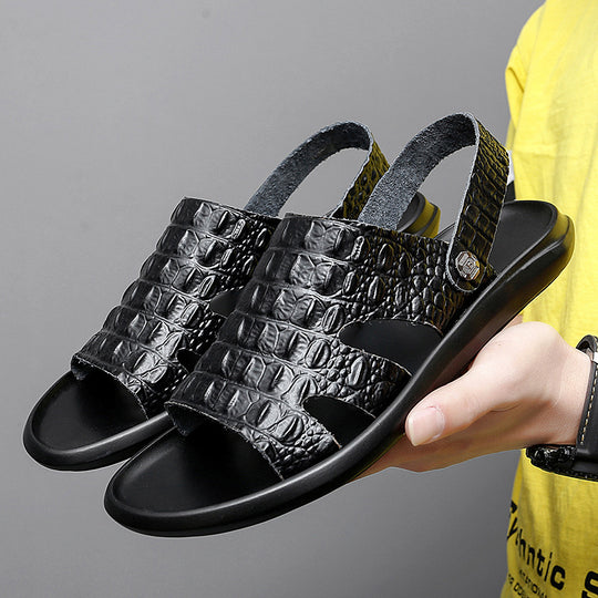 Herren Komfortable Ledersandalen mit ergonomischem Design EB