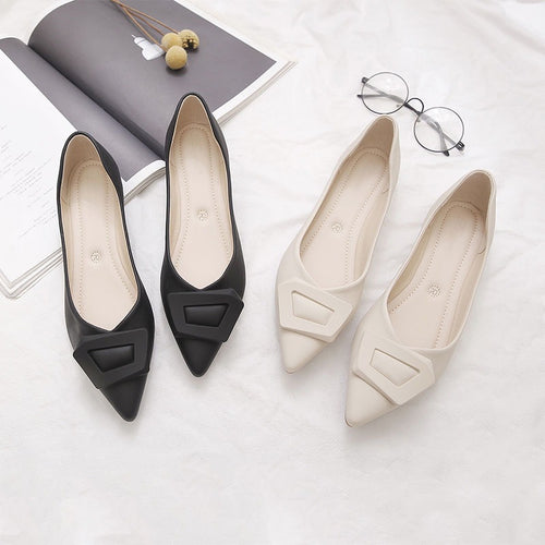 Damen elegante Ballerinas mit modischem Riemendesign und komfortablem Fußbett EB