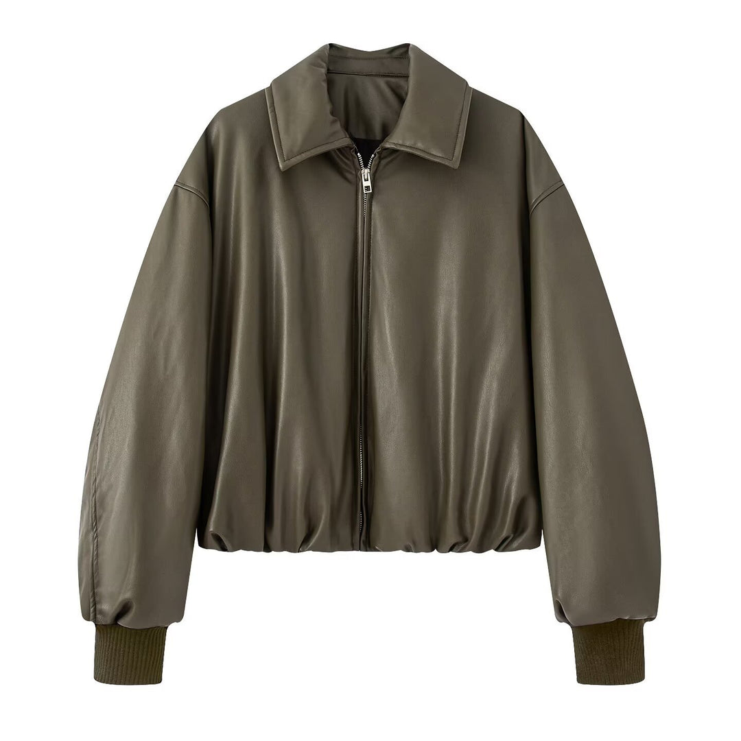 Damen modische Kurzjacke aus hochwertigem Kunst EB