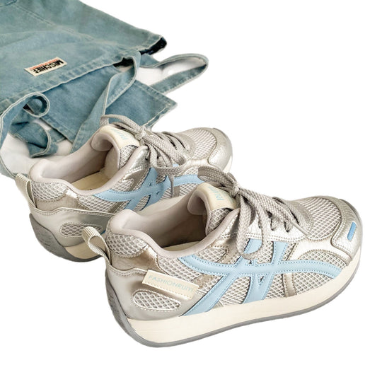 Damen Atmungsaktive Freizeitsneaker mit flexiblem Sohlenprofil und rutschfester Gummisohle EB