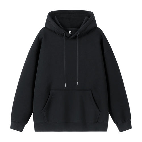 Damen lässiger Kapuzenpullover mit Kängurutasche und bequemem Schnitt EB