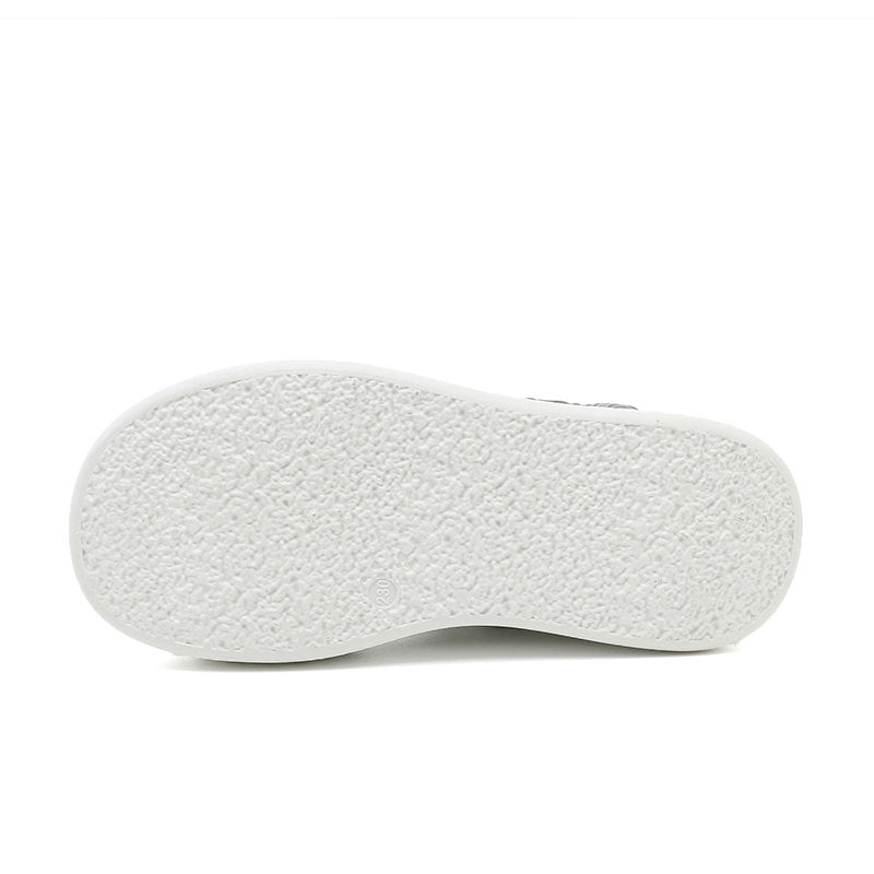 Damen Trendige Plateau-Sneaker mit buntem Schriftzug EB