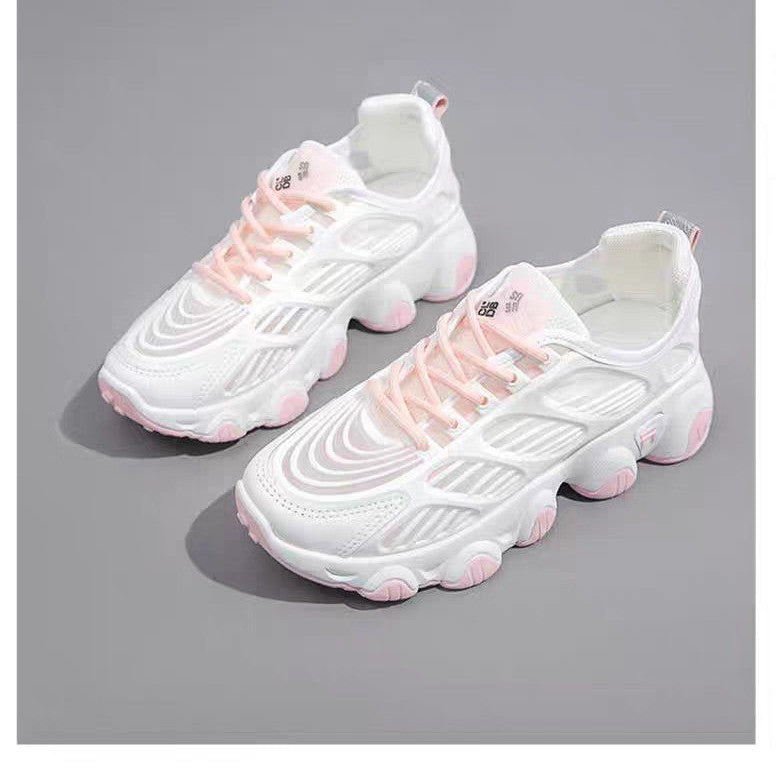 Damen Sportliche Sneakers mit ergonomischer Unterstützung und atmungsaktiver Laufsohle EB