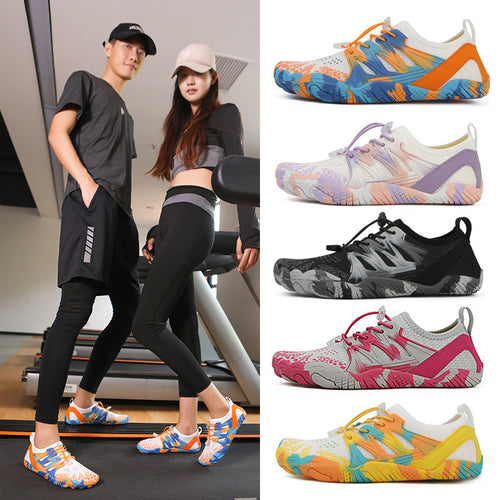 Damen Flexible Wassersport-Schuhe mit atmungsaktiver Mesh-Oberfläche und rutschfester Sohle EB