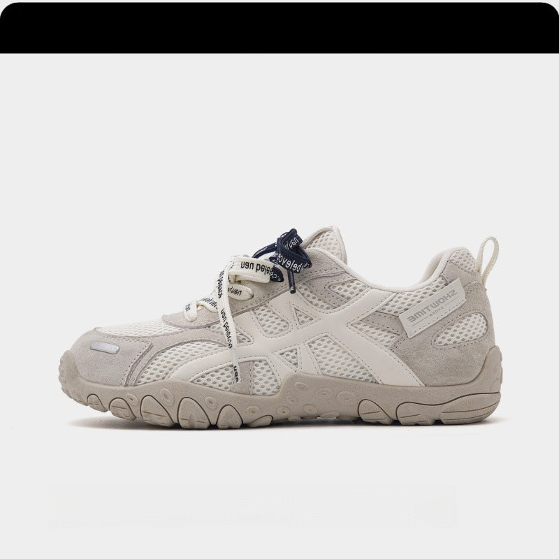 Damen Sportliche Freizeitschuhe mit atmungsaktiver Mesh-Oberfläche und rutschfester Laufsohle EB