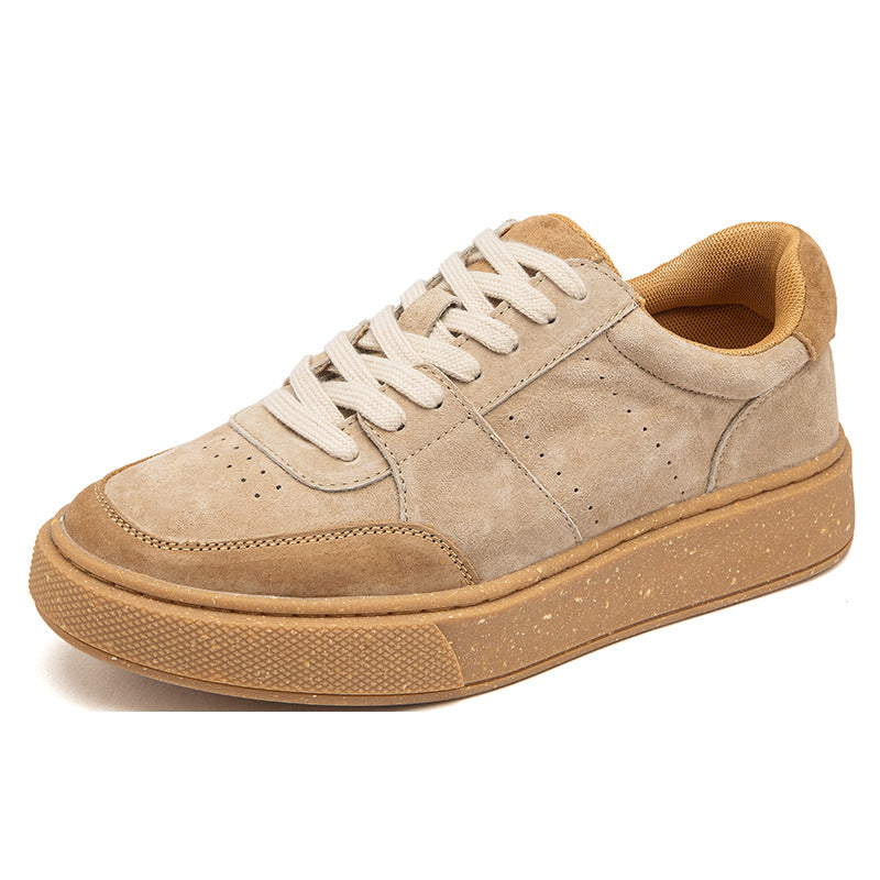 Damen Sportliche Sneaker aus hochwertigen Veloursleder mit ergonomischer Dämpfung EB