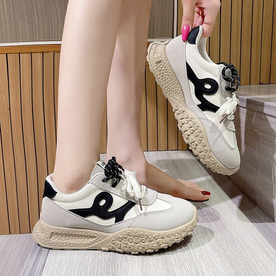 Damen Freizeit Sneakers mit überlegener Dämpfung und rutschfester Sohle EB