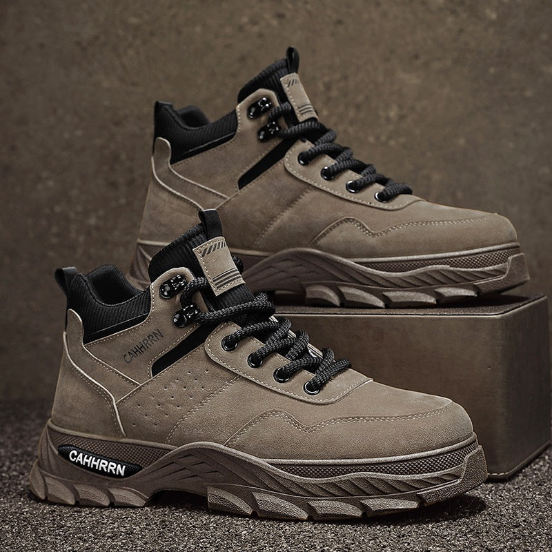 Herren robuste Freizeit-Wanderschuhe mit atmungsaktivem Obermaterial und rutschfester Sohle EB