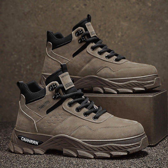 Herren robuste Freizeit-Wanderschuhe mit atmungsaktivem Obermaterial und rutschfester Sohle EB