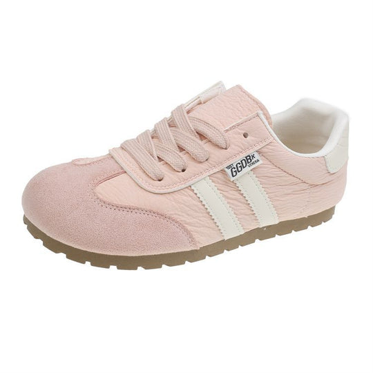 Damen Sportliche Sneaker aus hochwertigem Wildleder mit stabiler Sohle EB