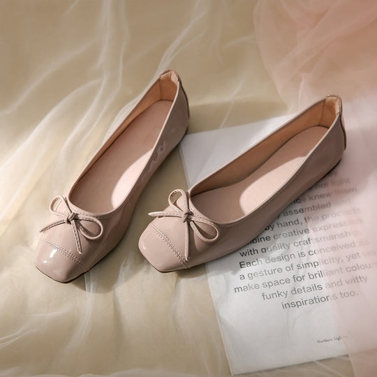 Damen Ballerinas mit elegantem Schleifen-Design und komfortablem Fußbett EB