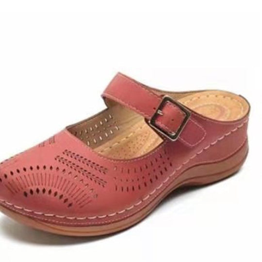 Damen Komfortable und stilvolle Holzclogs EB