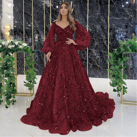 EB | Socialite Aura Königin Langes Kleid