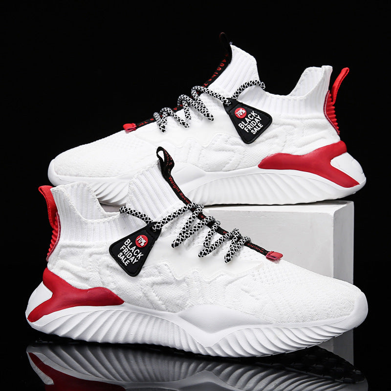 Damen Sportliche Strick-Sneaker mit bequemer Dämpfung EB
