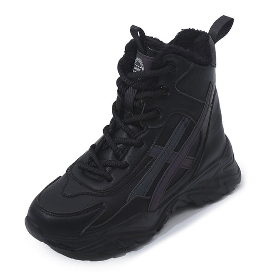 Damen Plüschgefütterte Winter Sneakers EB