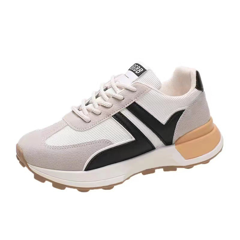 Damen Sportliche Freizeitsneaker mit atmungsactivem Obermaterial und rutschfester Laufsohle EB
