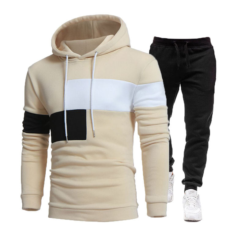 Herren modisches Sweatshirt- und Jogginghose-Set EB