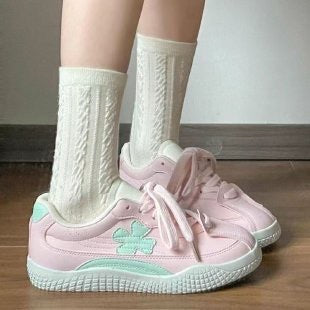 Damen Sportliche Sneakers mit strukturiertem Obermaterial und komfortabler Sohle EB
