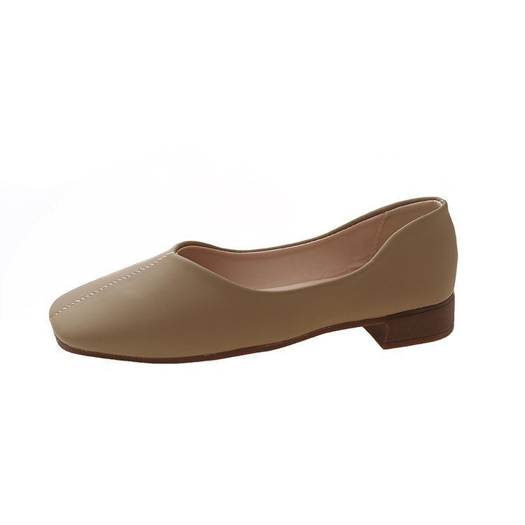 Damen elegante Mokassins mit modischer Naht EB