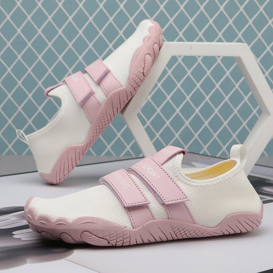 Damen Sportliche Wasserschuhe mit velcro Riemen und rutschfester Sohle EB