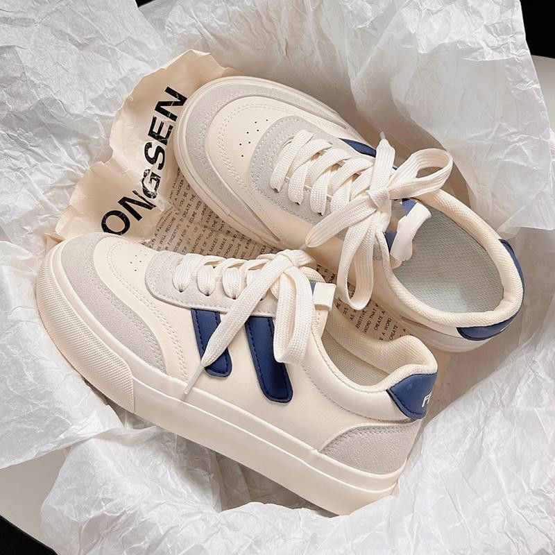 Damen Sportliche Sneakers mit atmungsaktiver Textiloberfläche und rutschfester Gummisohle EB