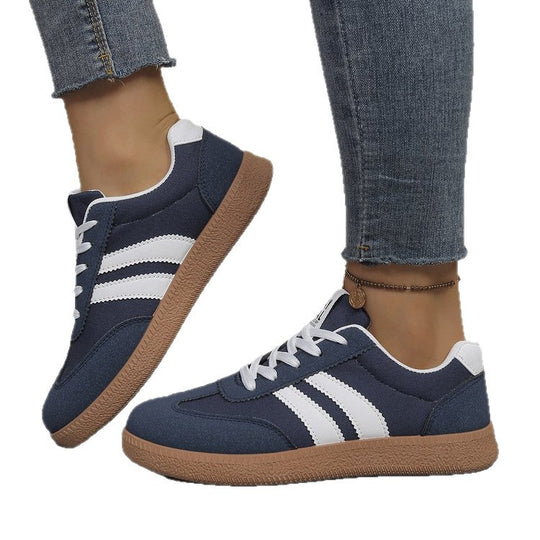 Damen Sportliche Sneakers mit strapazierfähigem Obermaterial und rutschfester Sohle EB