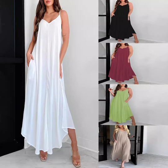 Damen Sommerliches Maxi Kleid EB