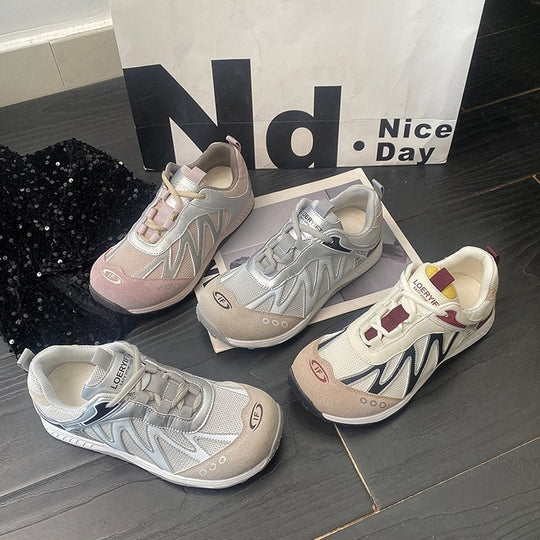 Damen Sportliche Sneakers mit atmungsaktivem Obermaterial und innovativem Dämpfungssystem EB