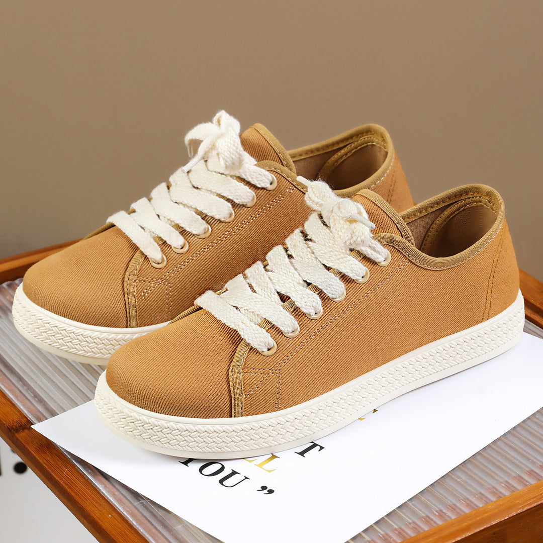 Damen Freizeit Sneakers aus strapazierfähigem Material EB