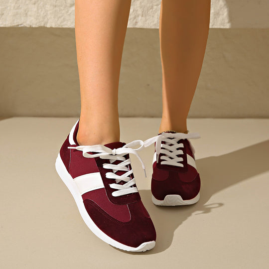 Damen Sportliche Freizeitsneaker mit atmungsaktiver Sohle EB