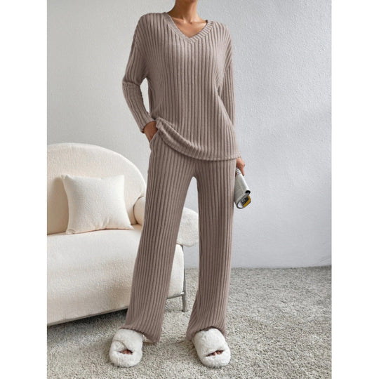 Damen bequemer Strickanzug EB