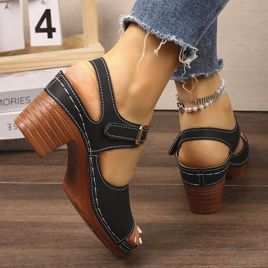 Damen Sandalen mit Blockabsatz EB