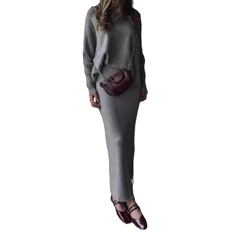Damen Strickkleid mit elegantem Schnitt und lässigem Look EB