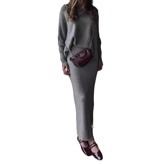 Damen Strickkleid mit elegantem Schnitt und lässigem Look EB