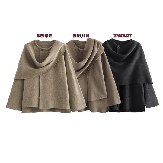 EB | Jacke mit Schal Bequem und Warm Perfekt für Den Winter