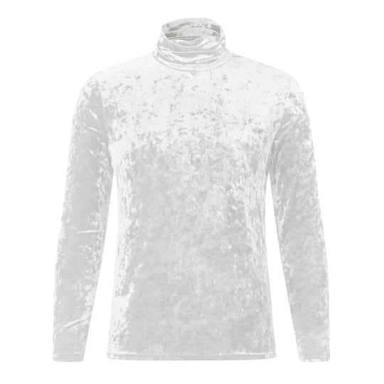 Damen Elegantes Rollkragenoberteil aus hochwertigem Samt EB