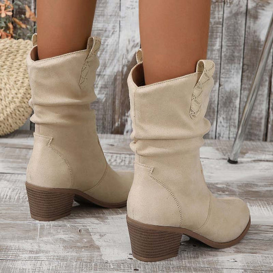 Vintage Dicke Absatzstiefel EB