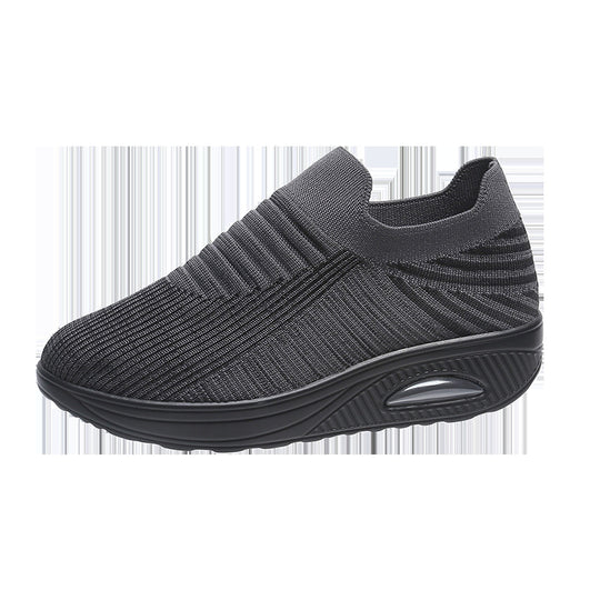 Damen Atmungsaktive Slip-On Sneakers mit dämpfendem Fußbett EB