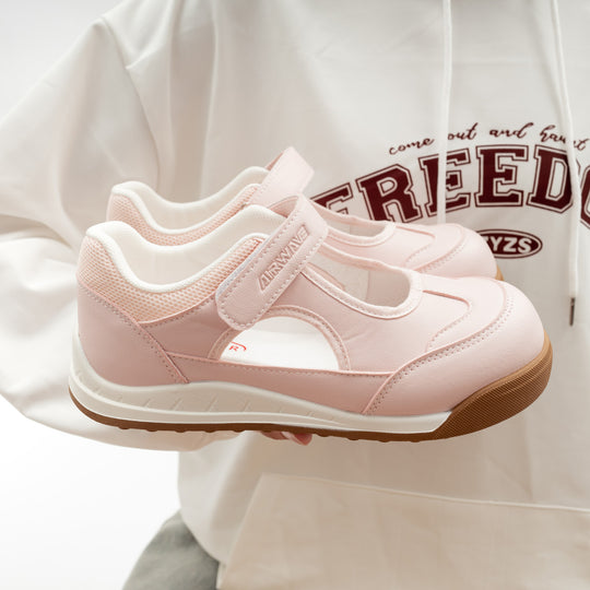 Damen Komfortable Slip-On Sneakers mit atmungsaktiver Mesh-Oberfläche und rutschfester Sohle EB