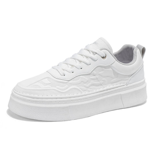 Damen modische Sneakers mit texturiertem Obermaterial und dämpfender Sohle EB