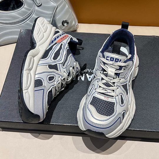 Damen Sportliche Chunky Sneakers mit atmungsaktiver Netzoberfläche EB