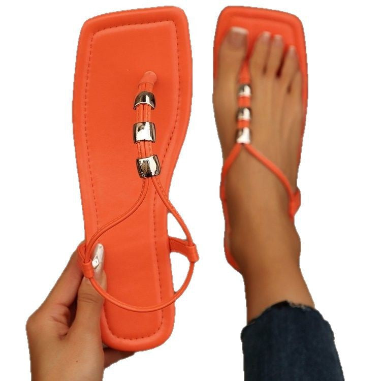 Damen Zehentrenner Sandalen mit eleganten Akzenten EB