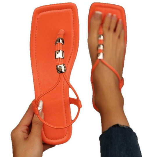 Damen Zehentrenner Sandalen mit eleganten Akzenten EB