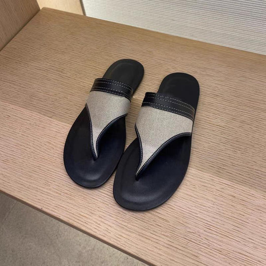 Damen Zehentrenner-Sandalen mit ergonomischem Fußbett und lässigem Design EB