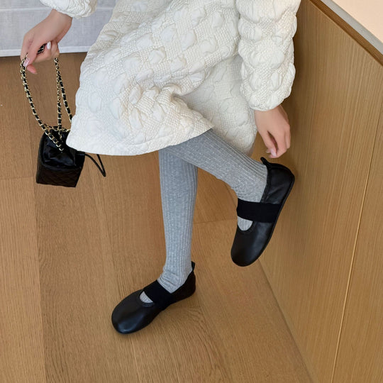 Damen Elegante Ballerinas mit verstellbarem Riemchen und komfortablem Fußbett EB