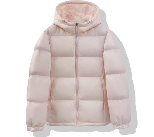 Damen Wattierte Pufferjacke mit Kapuze und isolierender Füllung EB