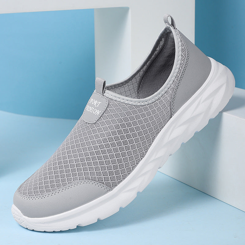 Damen Atmungsaktive Slip-On Sportschuhe mit rutschfester Sohle EB